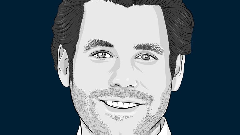 Illustration of David Nothacker headshot