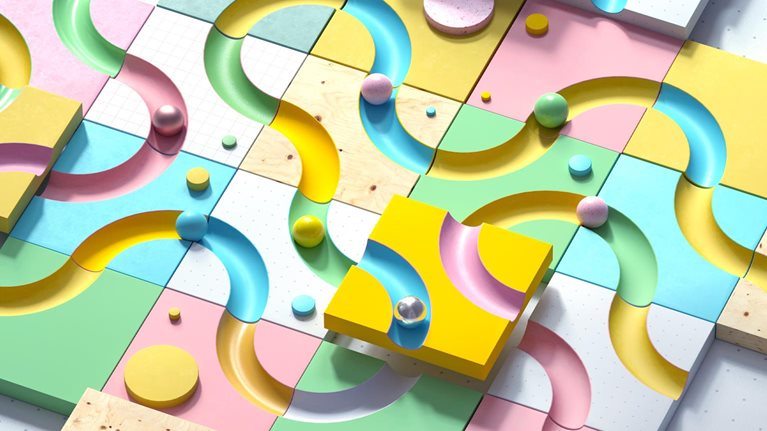 Colorful board game