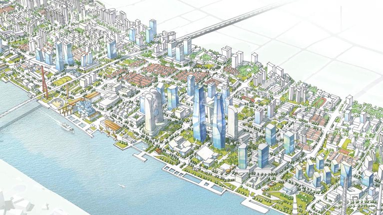 Yangpu Waterfront: From rustbelt to brainbelt