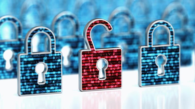 Database storage 3d illustration on the white background