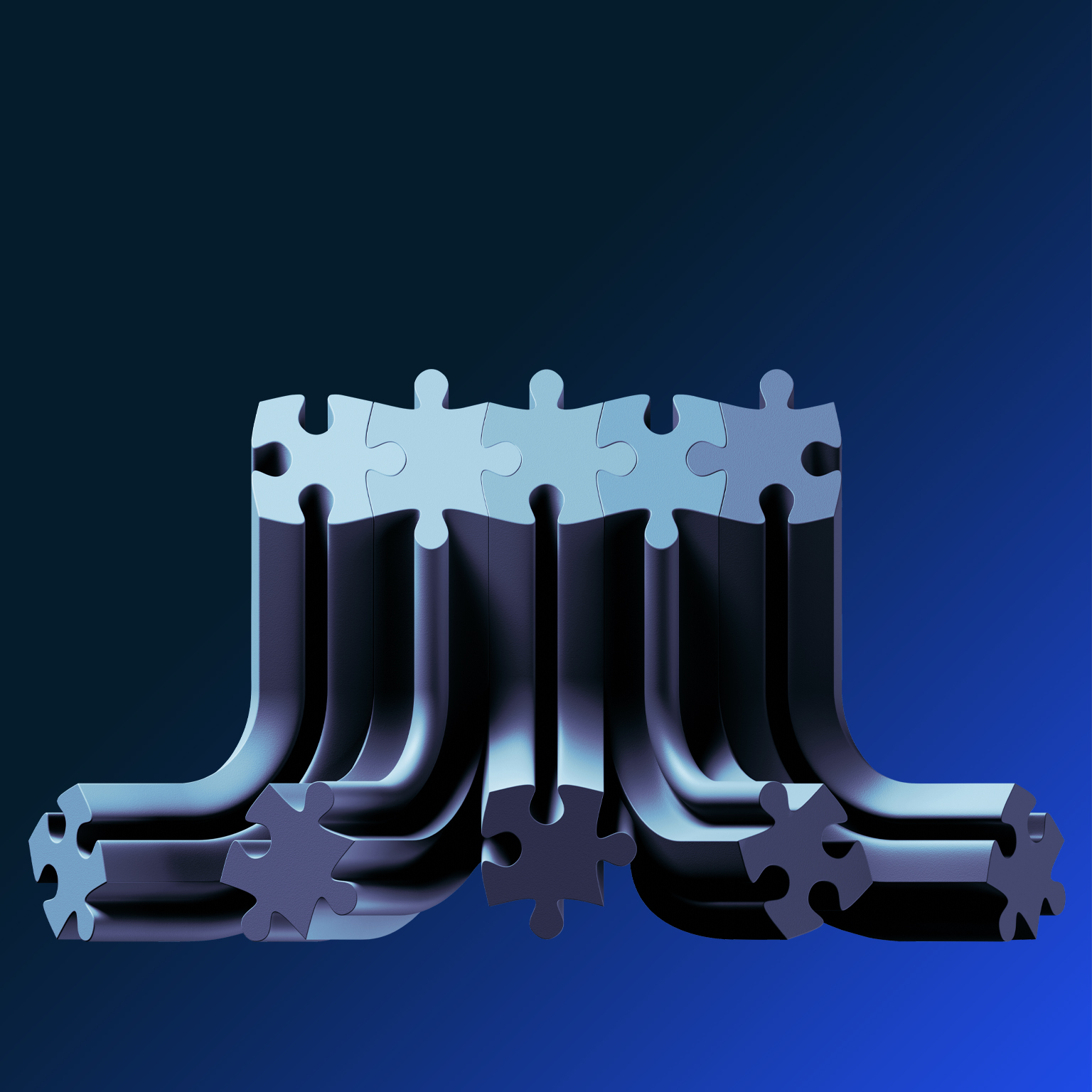 Puzzle connection