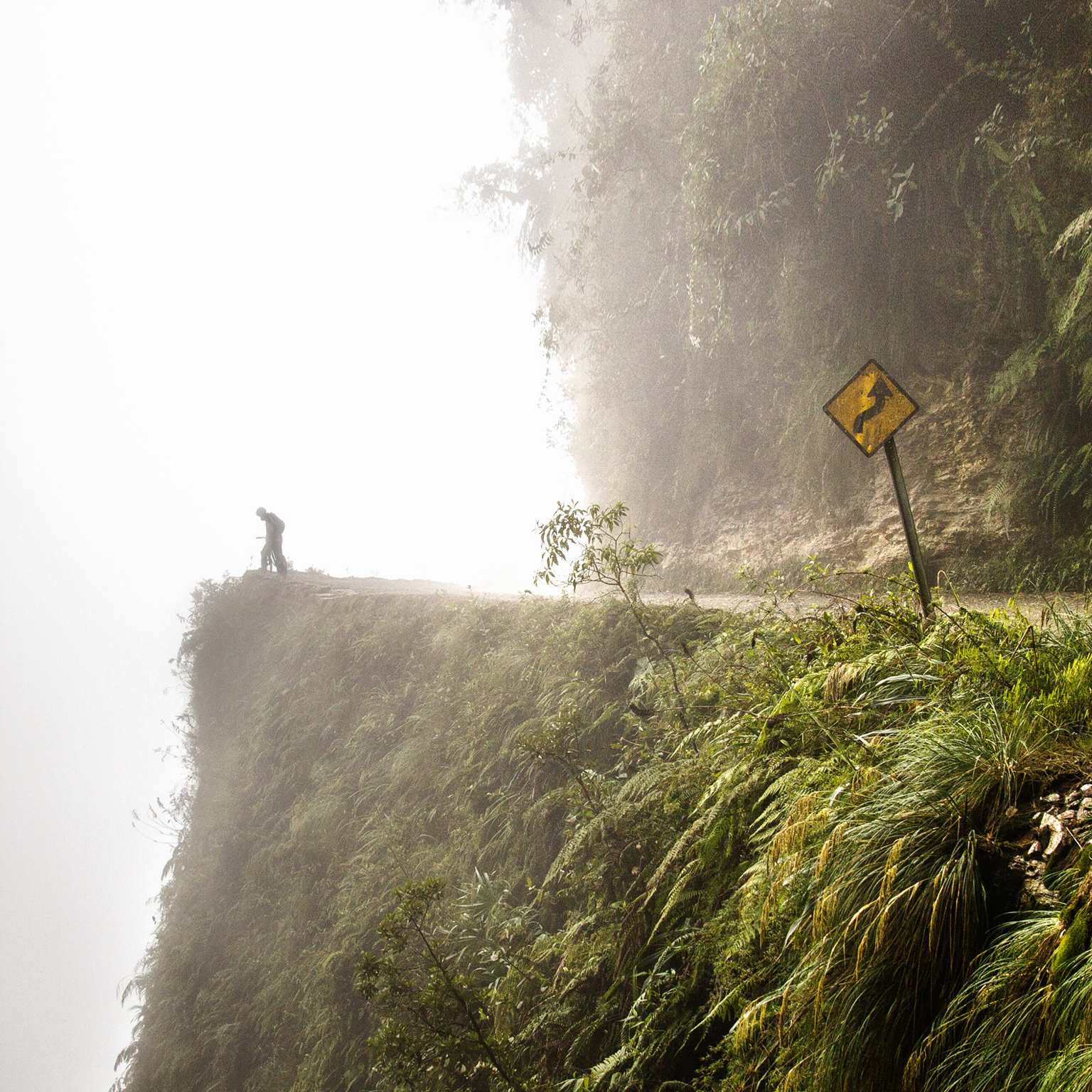 Roadside cliff