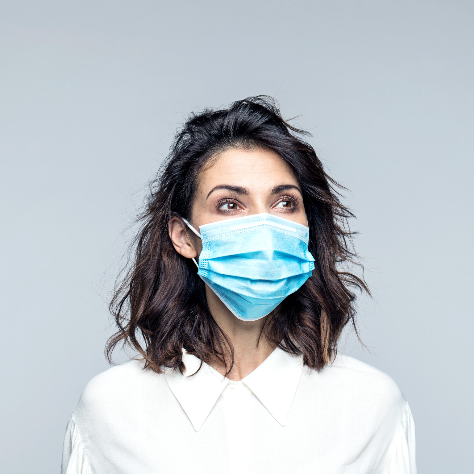 Woman in a mask