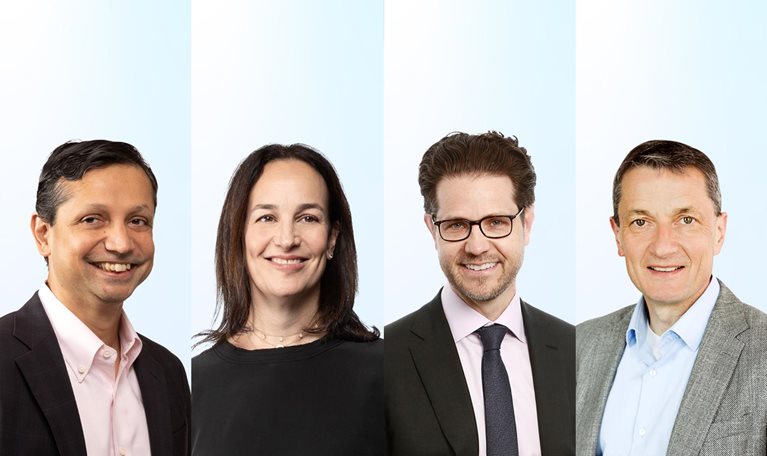 McKinsey senior partners Ramesh Srinivasan, Dana Maor, Kurt Strovink, and senior partner emeritus Hans-Werner Kaas