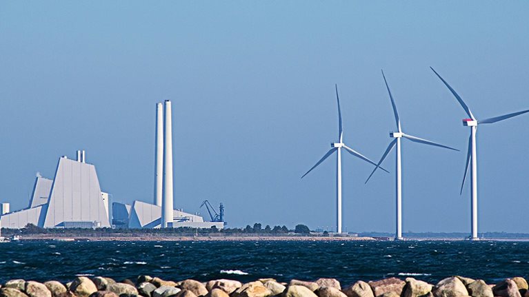 Power plant. - stock photo