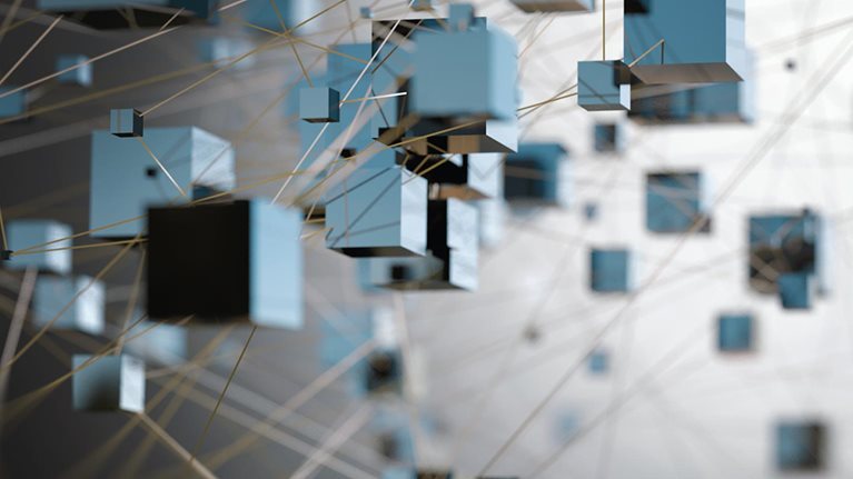 Futuristic science and technology concept background