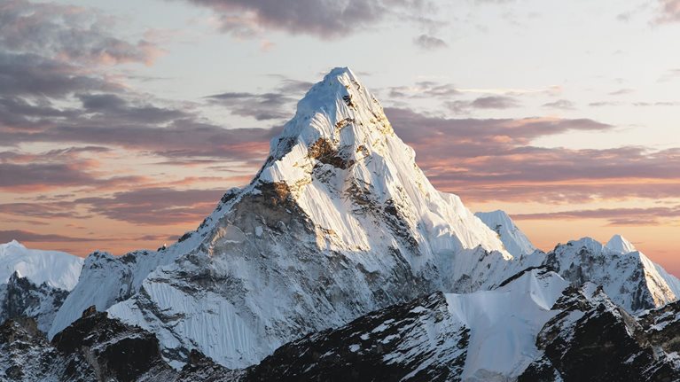 Evening view of Ama Dablam