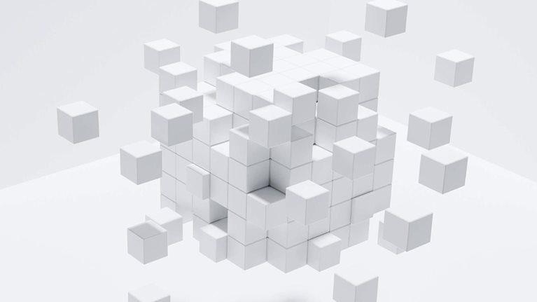 Floating cubes
