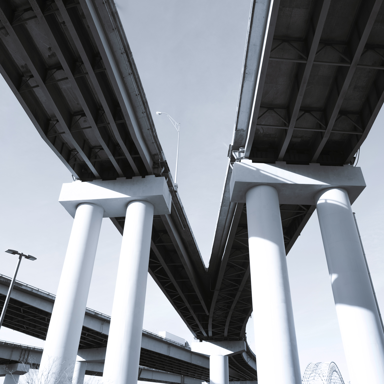 A bridge overpass